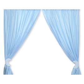 Curtains for baby room- Good night blue