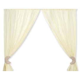 Curtains for baby room- Good night brown