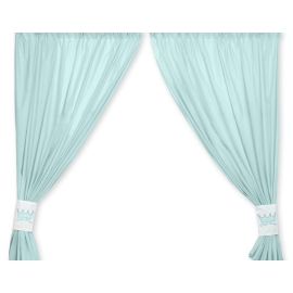 Curtains for baby room- Little Prince/Princess mint