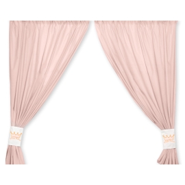 Curtains for baby room- Little Prince/Princess powder pink