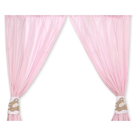 Curtains for baby room- Teddy Bear Baranaba pink