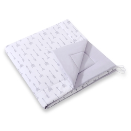 Double-sided teepee playmat- Gray arrows