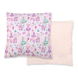 Doublesided Baby - Rest Decorative Pillow - ballerinas lilac