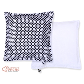 Doublesided Baby - Rest Decorative Pillow- black flowers