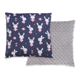Doublesided Baby - Rest Decorative Pillow -blue rabbits