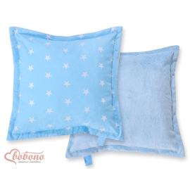 Doublesided Baby - Rest Decorative Pillow- Blue stars