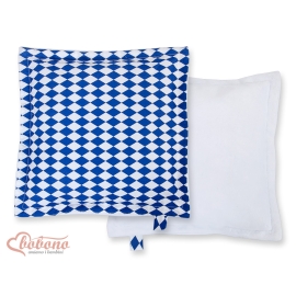 Doublesided Baby - Rest Decorative Pillow- Chessboard dark blue