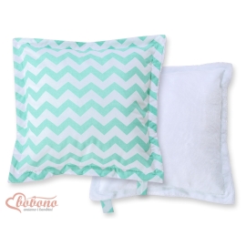 Doublesided Baby - Rest Decorative Pillow- Chevron mint