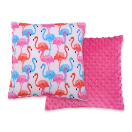 Doublesided Baby - Rest Decorative Pillow - flamingo