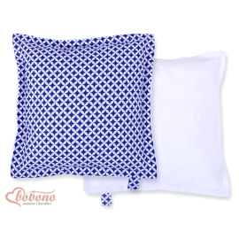 Doublesided Baby - Rest Decorative Pillow- navy blue flowers