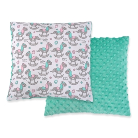 Doublesided Baby - Rest Decorative Pillow - rocking horses