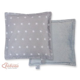 Doublesided Baby - Rest Decorative Pillow- Stars Gray