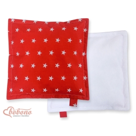 Doublesided Baby - Rest Decorative Pillow- Stars red