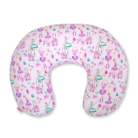 Extra cover for feeding pillow- ballerinas lilac