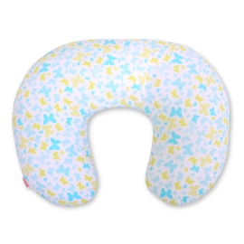 Extra cover for feeding pillow- blue butterflies