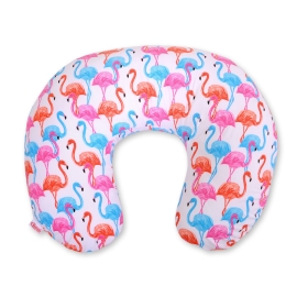 Extra cover for feeding pillow- flamingo