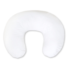 Extra cover for feeding pillow- Hanging Hearts white