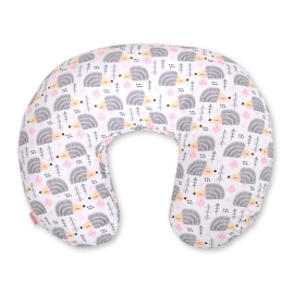 Extra cover for feeding pillow- hedgehogs Gray