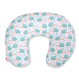 Extra cover for feeding pillow- hedgehogs mint