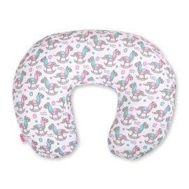 Extra cover for feeding pillow- rocking horses