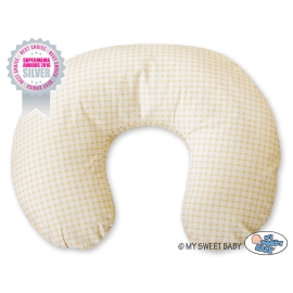 Extra cover for feeding pilow- Bear with bow cream