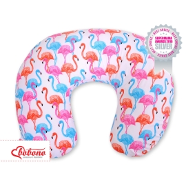 Feeding pillow - flamingo