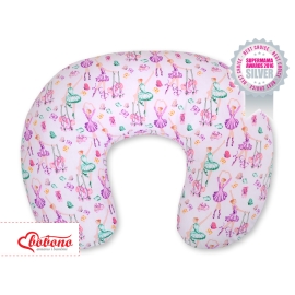 Feeding pillow for Baby- ballerinas lilac