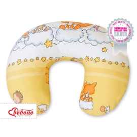 Feeding pillow for Baby- Basic Forest Animals cream