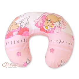 Feeding pillow for Baby- Basic Teddy bear with balloon pink