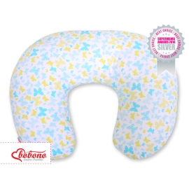 Feeding pillow for Baby- blue butterflies