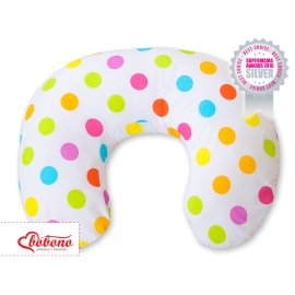 Feeding pillow for Baby- Bright dots