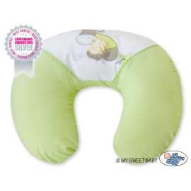 Feeding pillow for Baby- Donkey Luca green