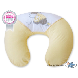 Feeding pillow for Baby- Donkey Luca yellow