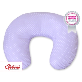 Feeding pillow for Baby- Lilac checkered
