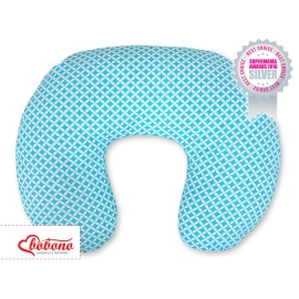 Feeding pillow for Baby- Mint flower pattern