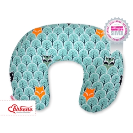 Feeding pillow for Baby- mint forest