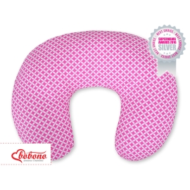 Feeding pillow for Baby- Pink flower pattern
