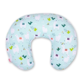 Feeding pillow - lama mint