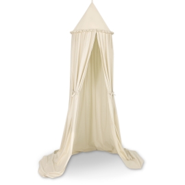 Hanging canopy Dome Cotton over Baby Bed Room in beige