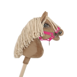 Hobby Horse halter A4 small - dark pink
