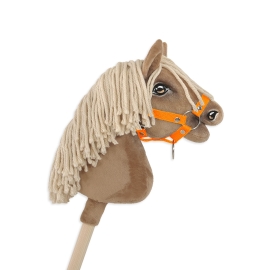 Hobby Horse halter A4 small - neon orange