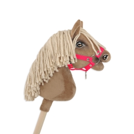 Hobby Horse halter A4 small - neon pink