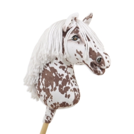 Hobby Horse Brown leopard horse White Mane A3