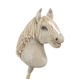 Cremello Stick Hobby Horse