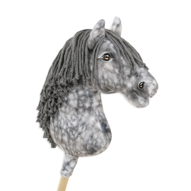 Hobby Horse - dapple grey horse with a grey mane A3