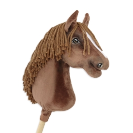Hobby Horse - dark chestnut horse A3