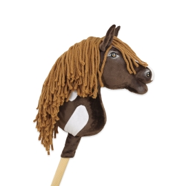 Hobby Horse - western dark bay horse A4