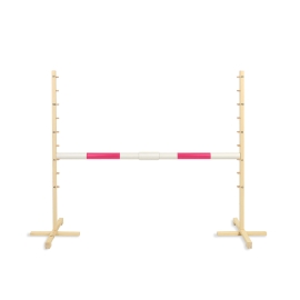 Jumping obstacle for Hobby Horse 160 cm, h-120cm, beam pink
