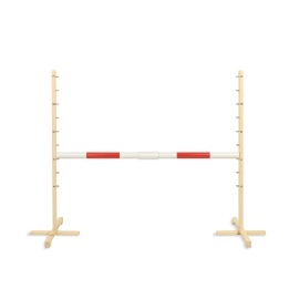 Jumping obstacle for Hobby Horse 160 cm, h-120cm, beam red