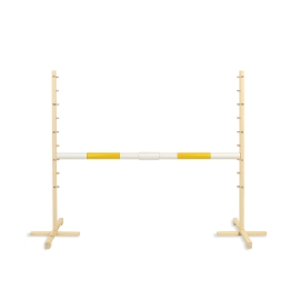 Jumping obstacle for Hobby Horse 160 cm, h-120cm, beam yellow